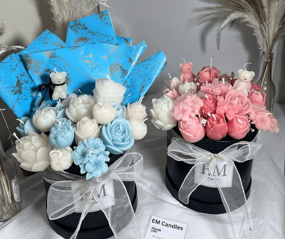 Rosy Bear Garden Candle Box - Image 4