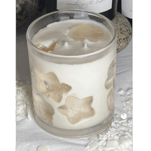 Star Heart Shapes Premium Soy Wax Jars Candles