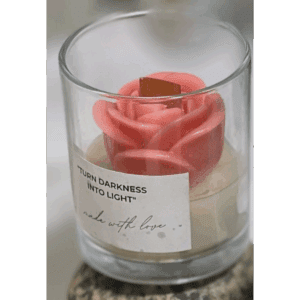 Rose Premium Soy Wax Jars Candles