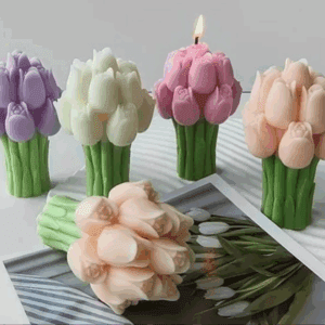 Tulip Bouquet Candles