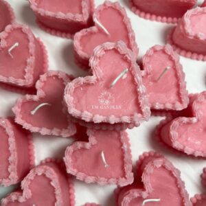 Ribbon Heart Candles
