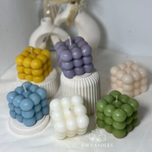 Handmade Bubble Candles