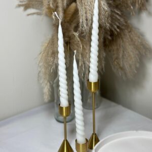 Twisted Taper Candles – Luxe Swirl Series