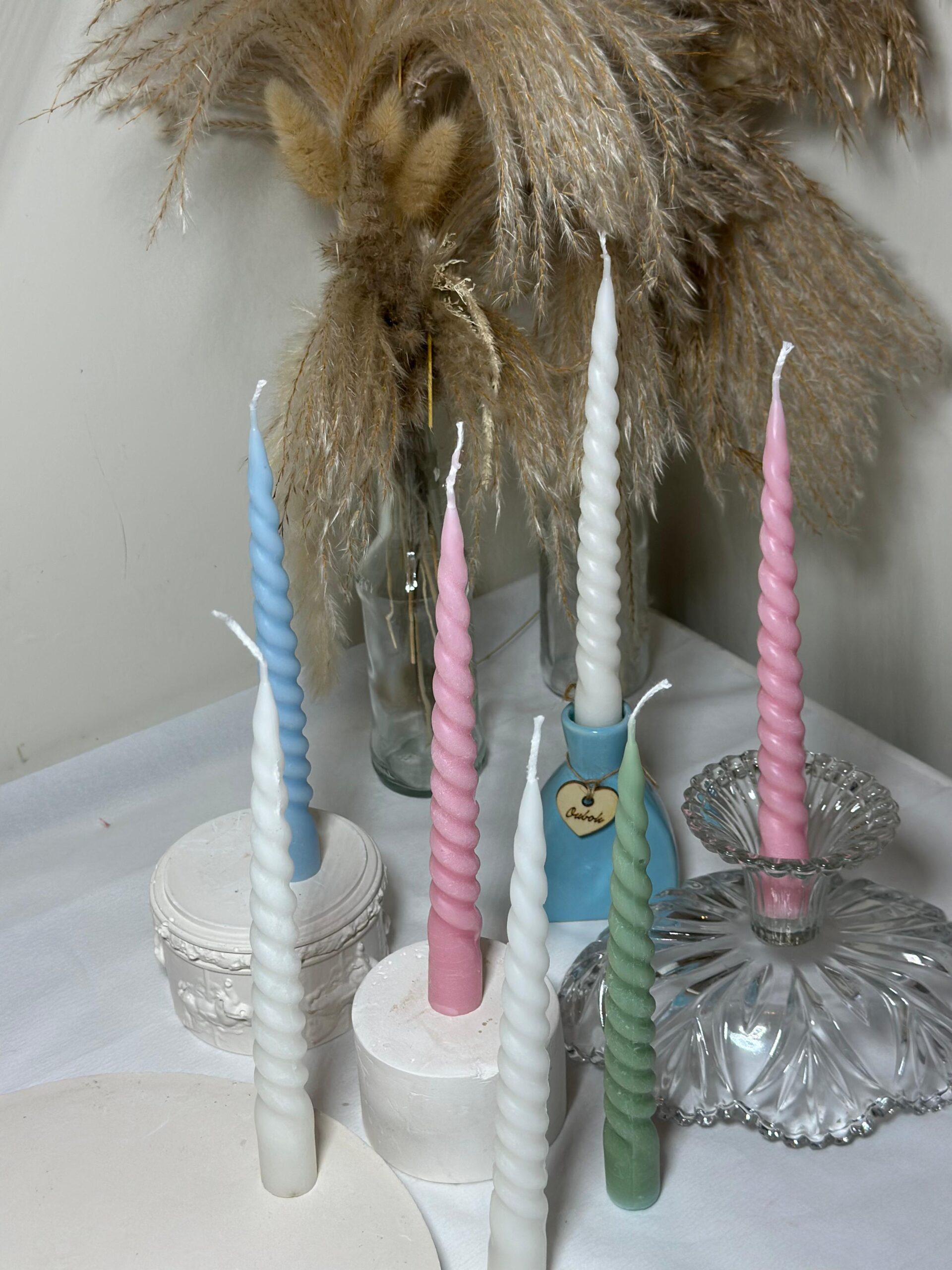 Twisted Taper Candles – Luxe Swirl Series - Image 4