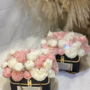 Luxe Floral Candle Bag With Gold Chain