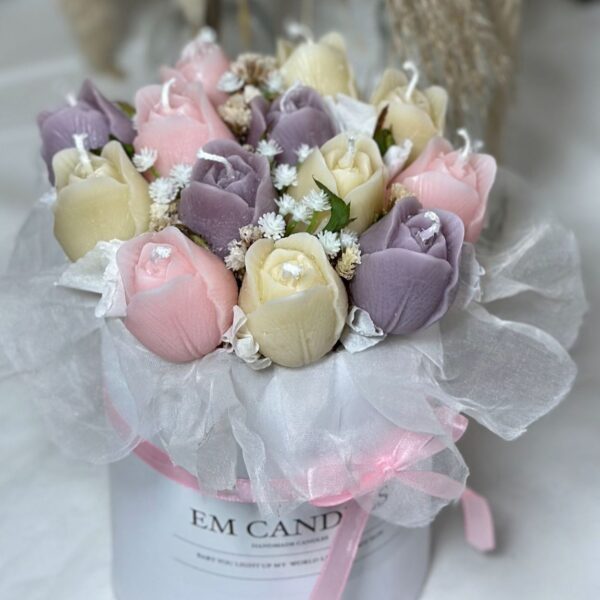 Soft Pastel Tulip Bouquet